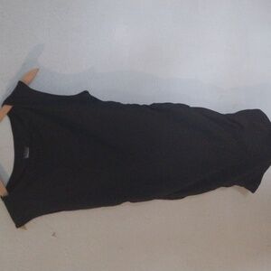 Trendy Queen Women's Sleeveless Black Club Dress – Size Large, Stretch Fit